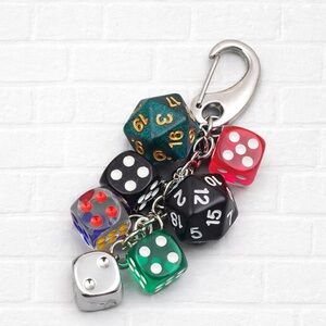 Dice Keychain
